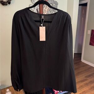 SHEIN Classic Black Blouse